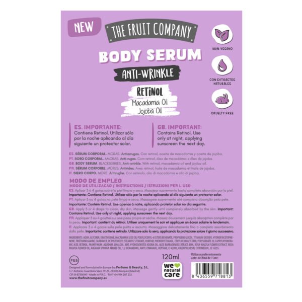 Body Serum Antiarrugas Moras 120 ml - Imagen 3
